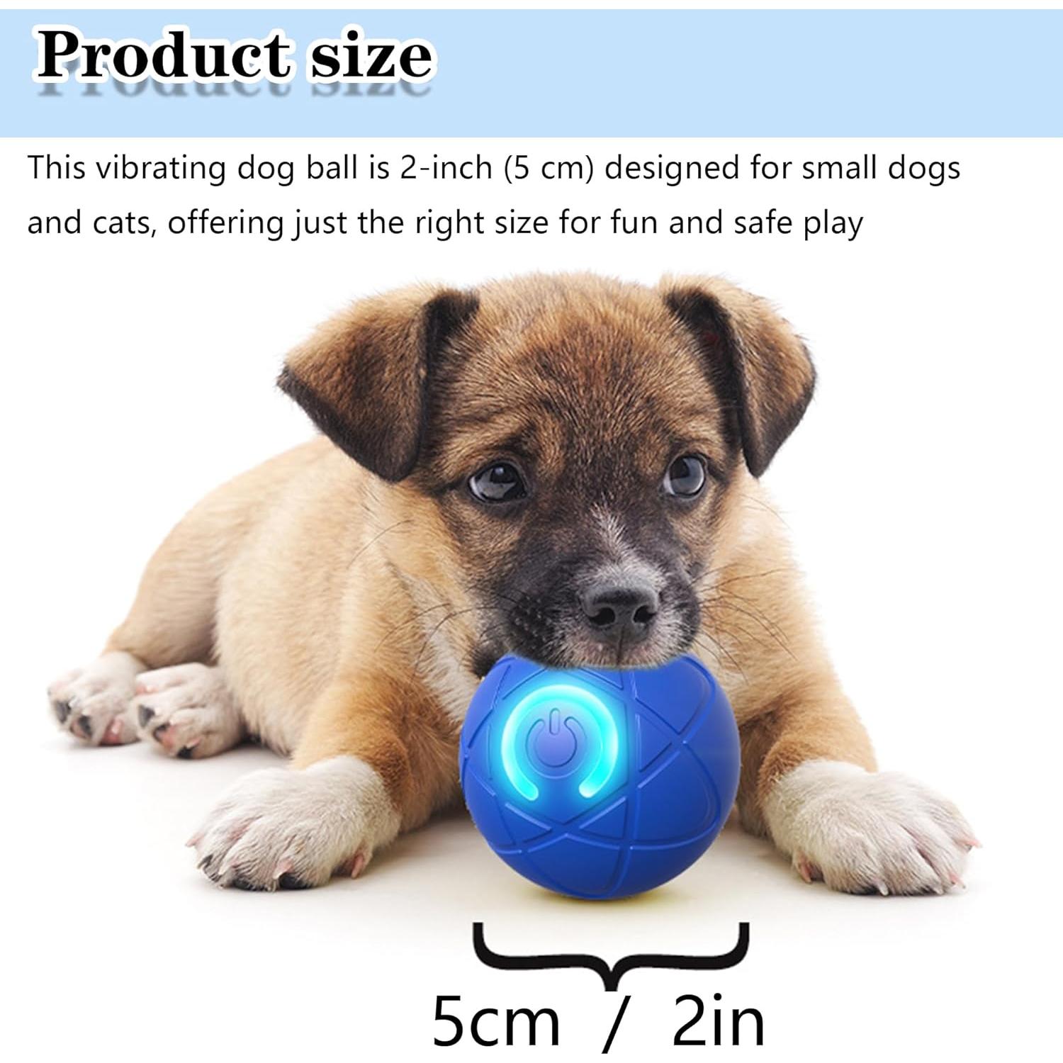 Bola Interactiva para Perros KoovDem 5,2 cm Recargable