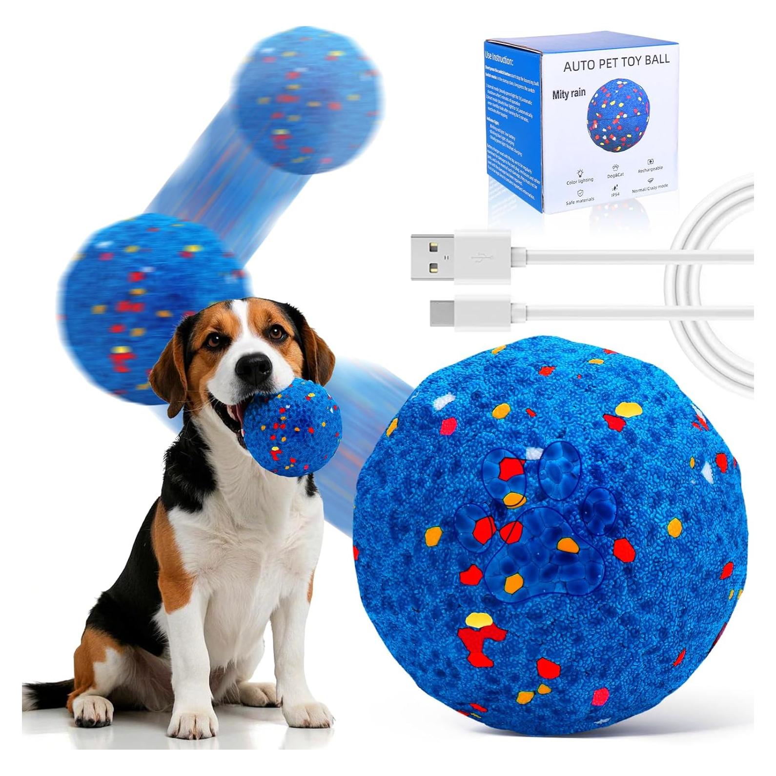 Pelota Interactiva para Perros Mity Rain Azul E-TPU 0.25 kg