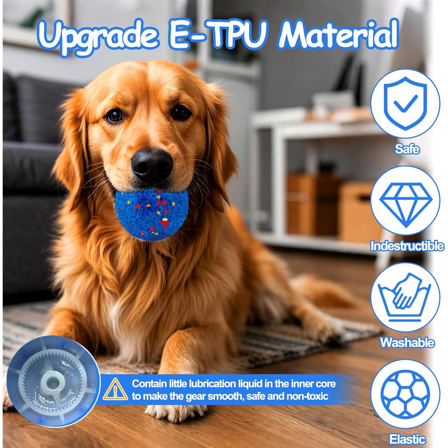 Pelota Interactiva para Perros Mity Rain Azul E-TPU 0.25 kg