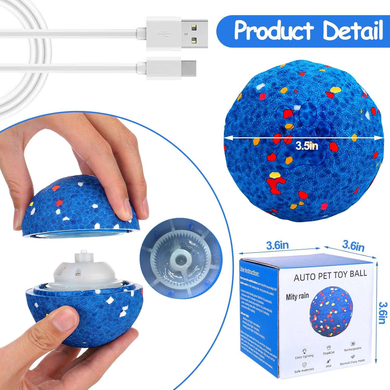 Pelota Interactiva para Perros Mity Rain Azul E-TPU 0.25 kg