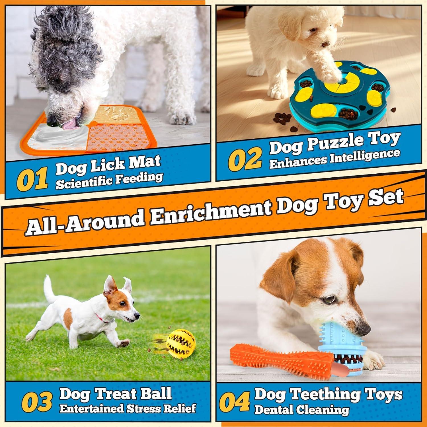 Juego de Juguetes Cognitivos para Perros PETCARE 9 Piezas