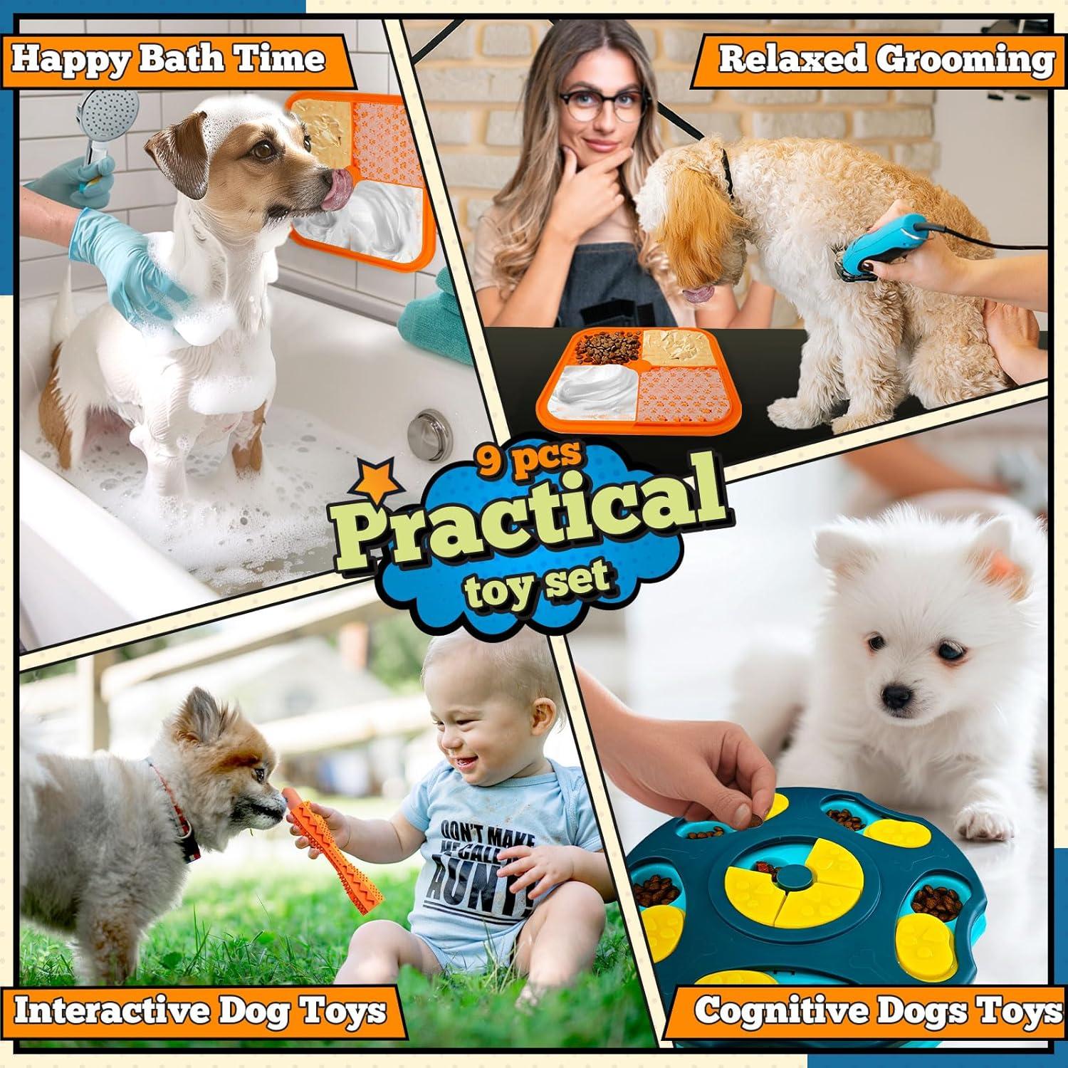 Juego de Juguetes Cognitivos para Perros PETCARE 9 Piezas