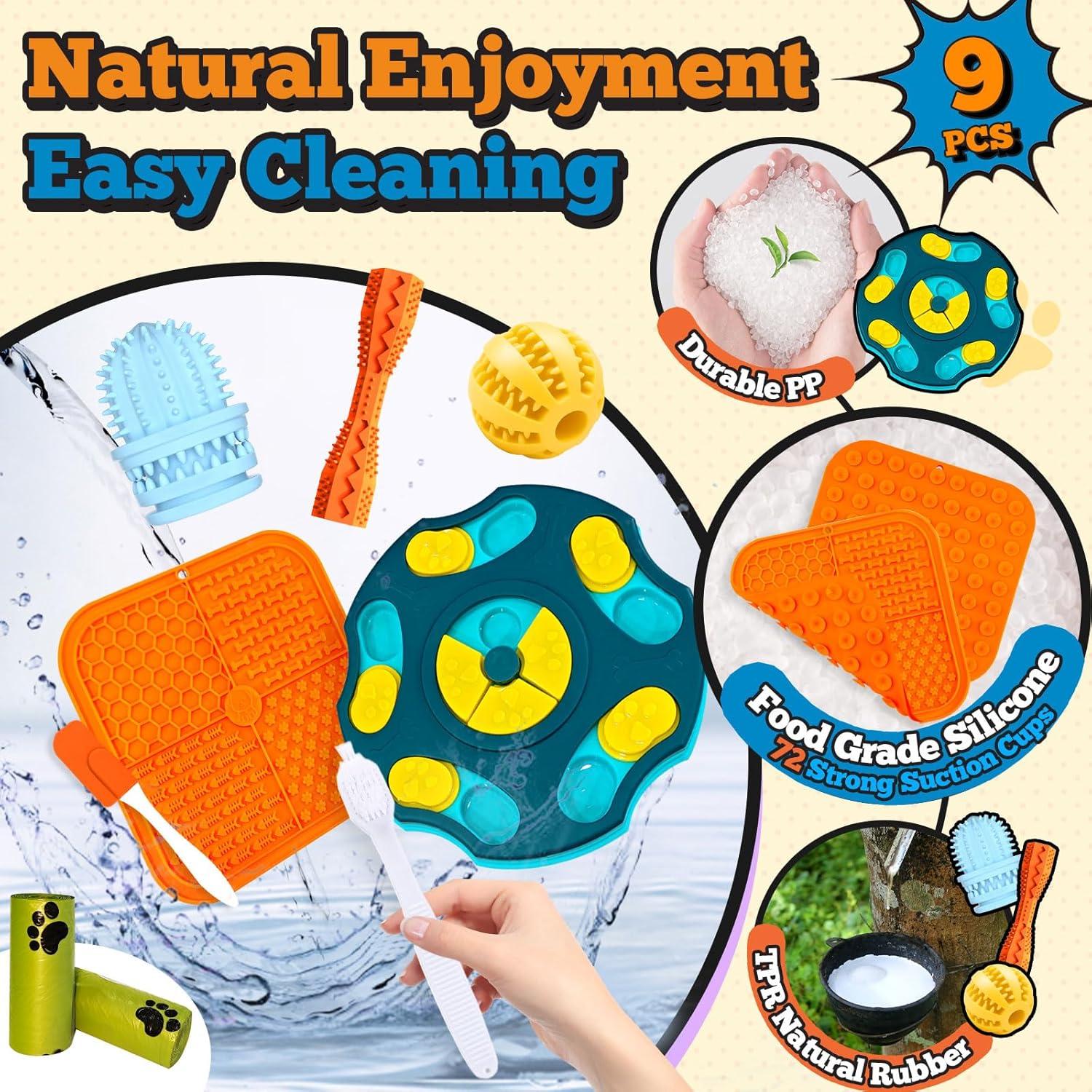 Juego de Juguetes Cognitivos para Perros PETCARE 9 Piezas