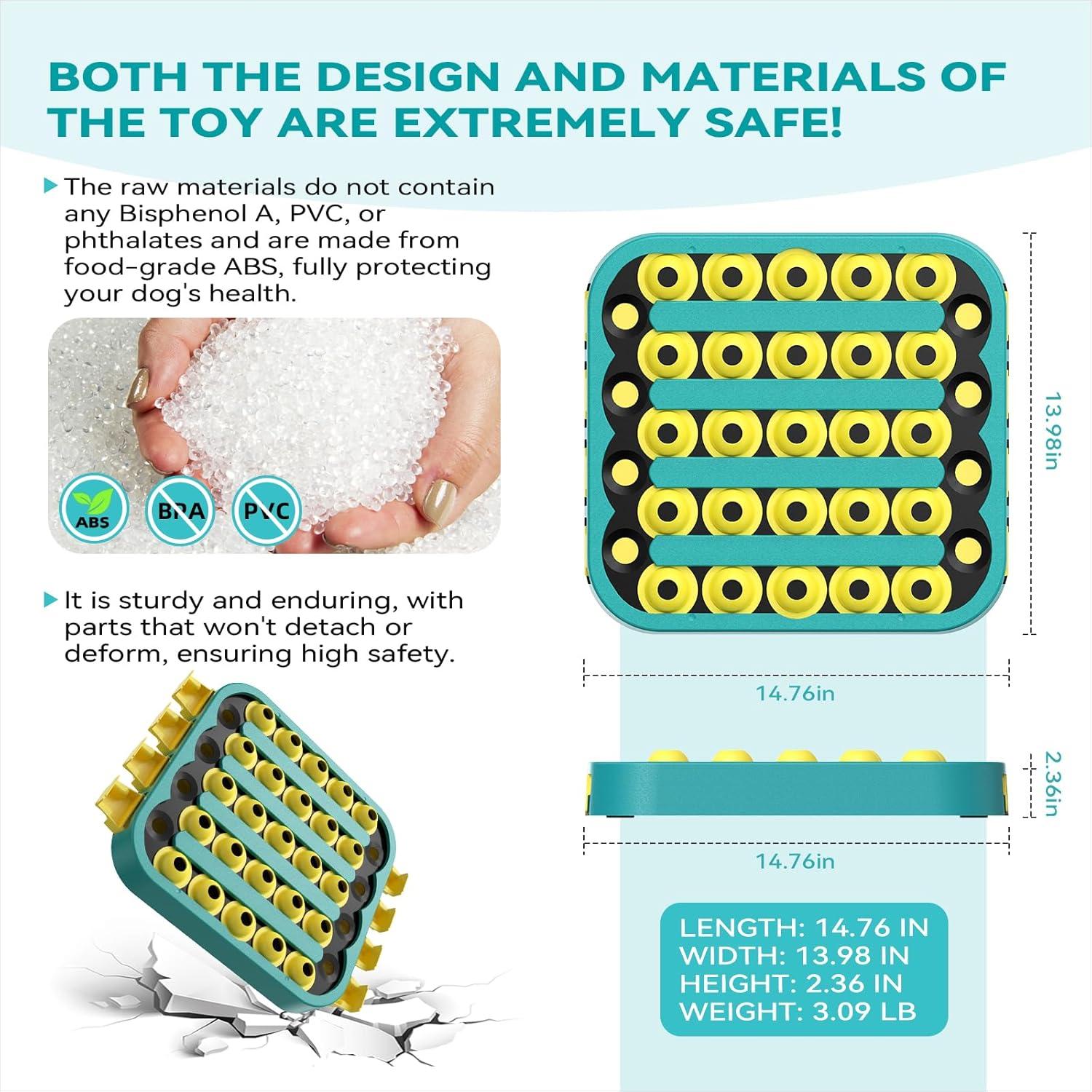 Juguete rompecabezas para perros KADTC nivel 4 verde