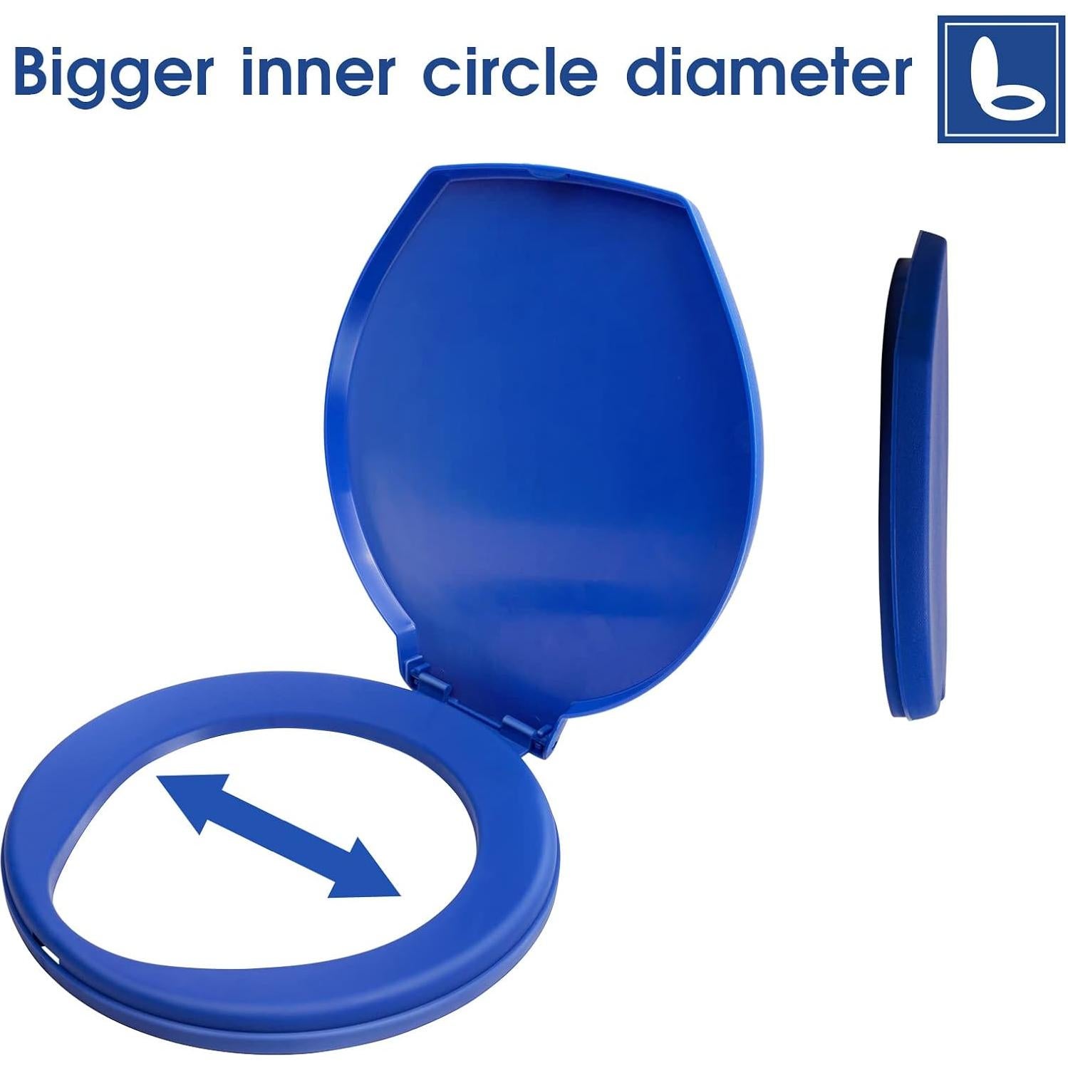 Asiento de inodoro portátil Landhood NV-003 para cubo 30 cm