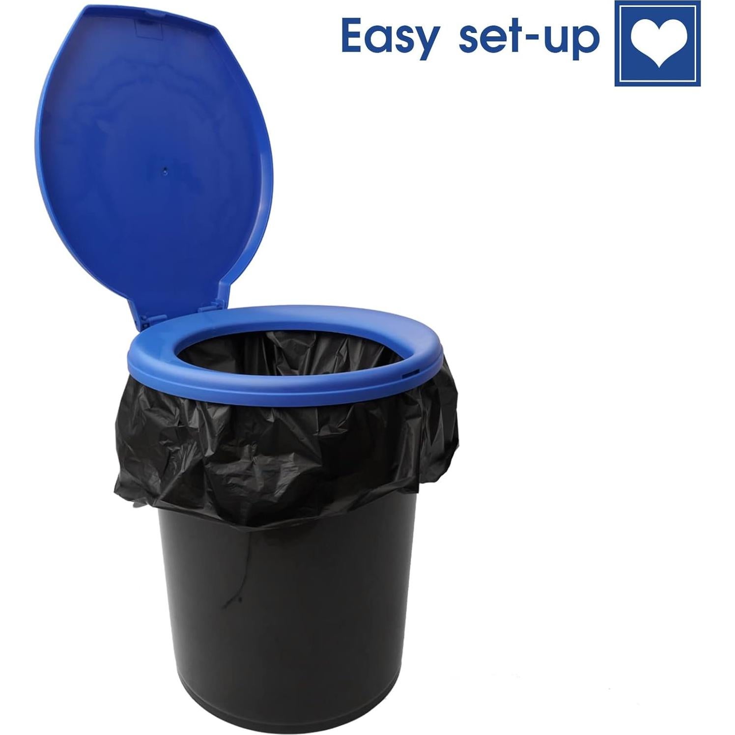 Asiento de inodoro portátil Landhood NV-003 para cubo 30 cm