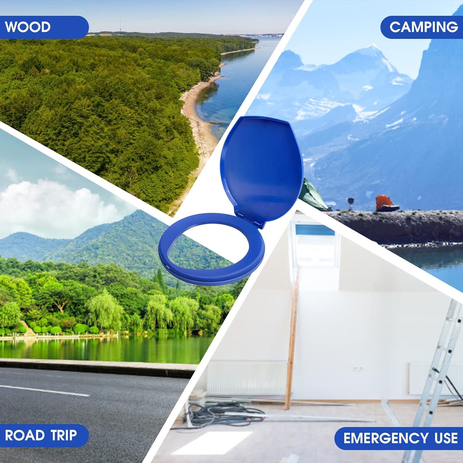 Asiento de inodoro portátil Landhood NV-003 para cubo 30 cm