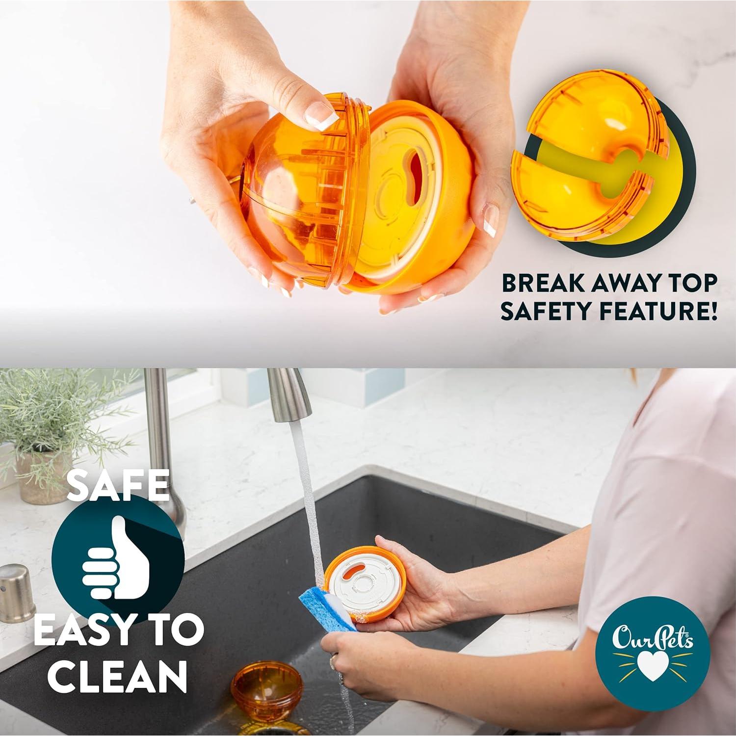 Bola de Trato IQ Nuestra Mascota 10 cm para Perros Grandes