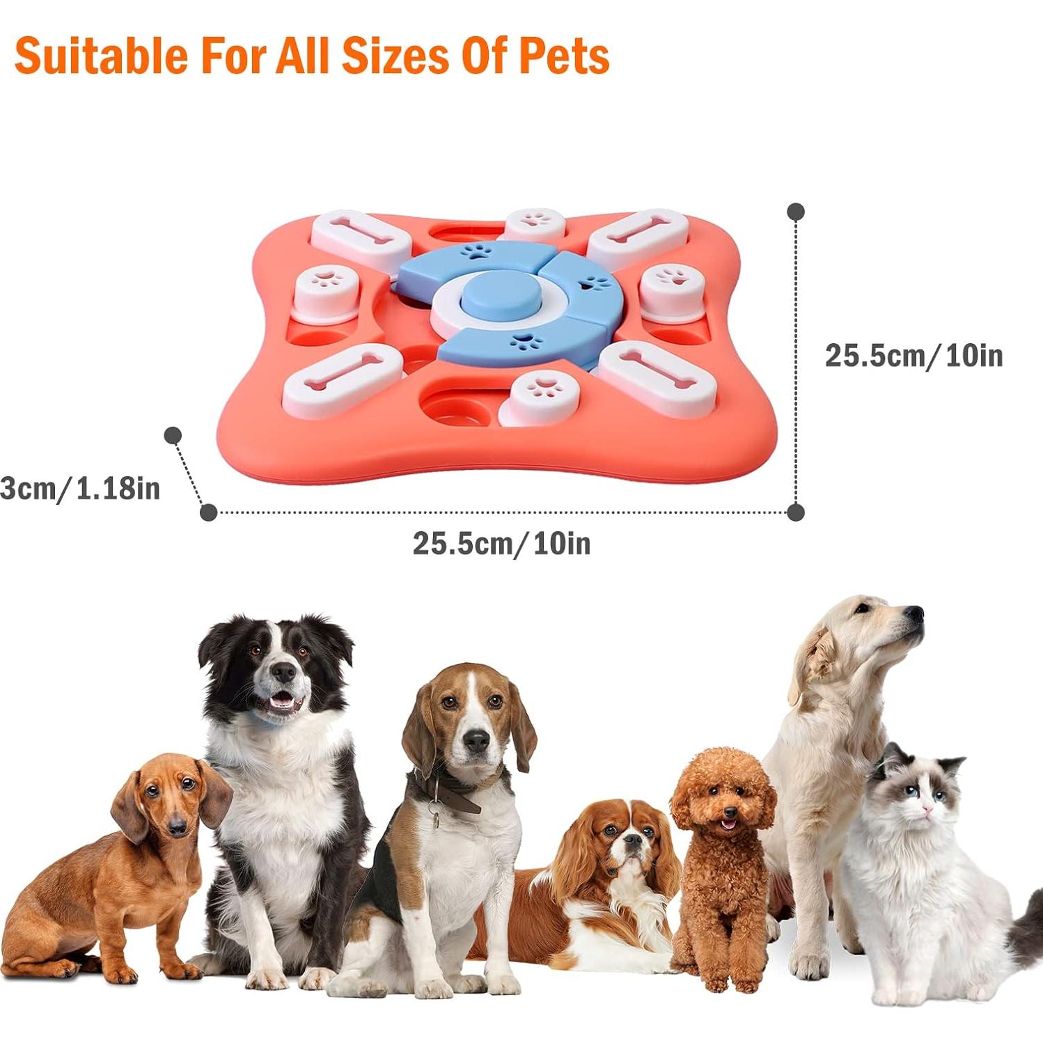 Juguete Rompecabezas Interactivo para Perros Knitly 25,4cm