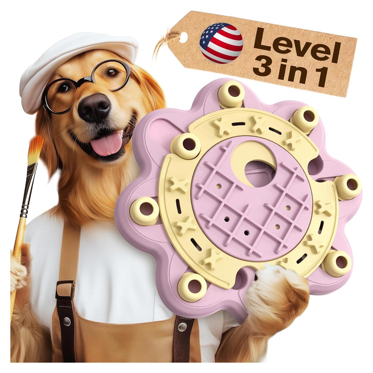 Juguete Rompecabezas para Perros KADTC Rosa 34.9x34.9cm