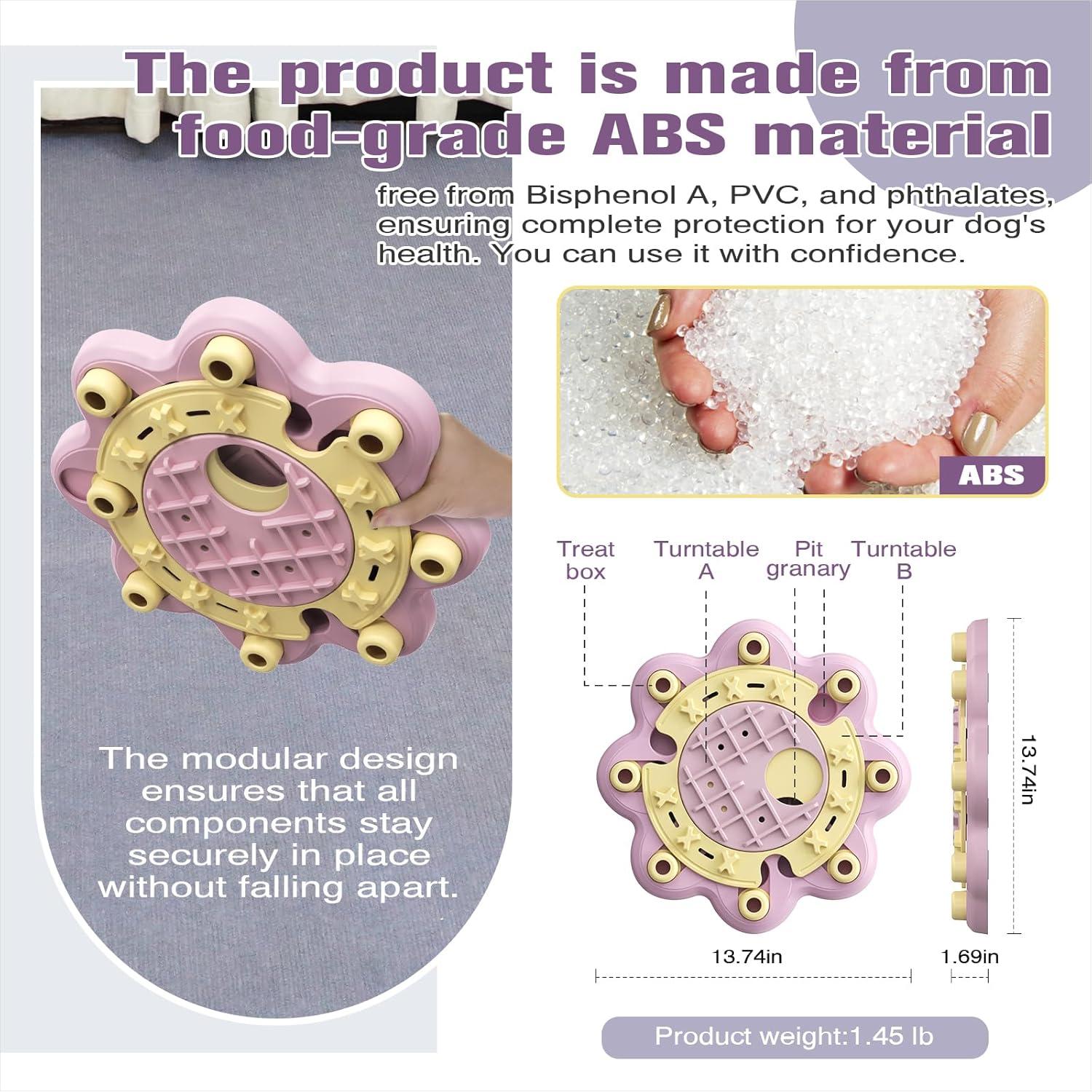 Juguete Rompecabezas para Perros KADTC Rosa 34.9x34.9cm