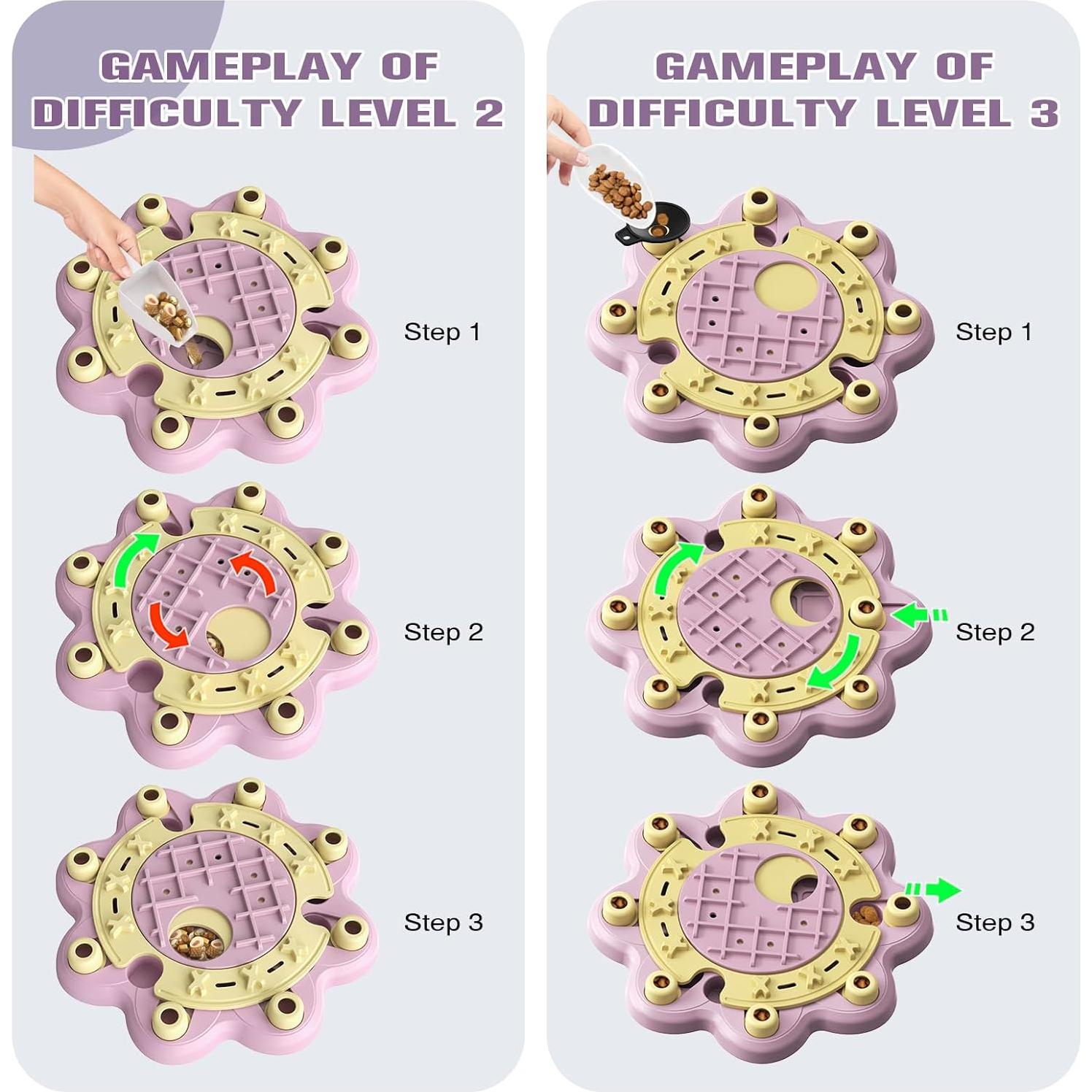 Juguete Rompecabezas para Perros KADTC Rosa 34.9x34.9cm