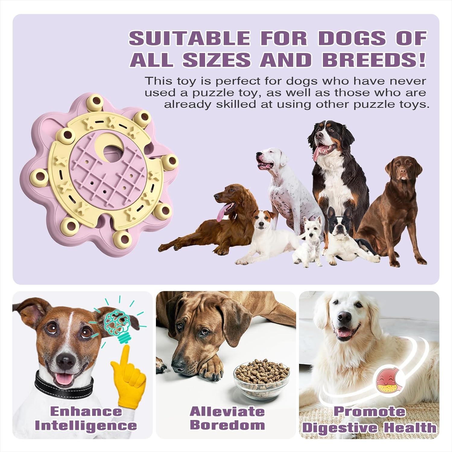 Juguete Rompecabezas para Perros KADTC Rosa 34.9x34.9cm