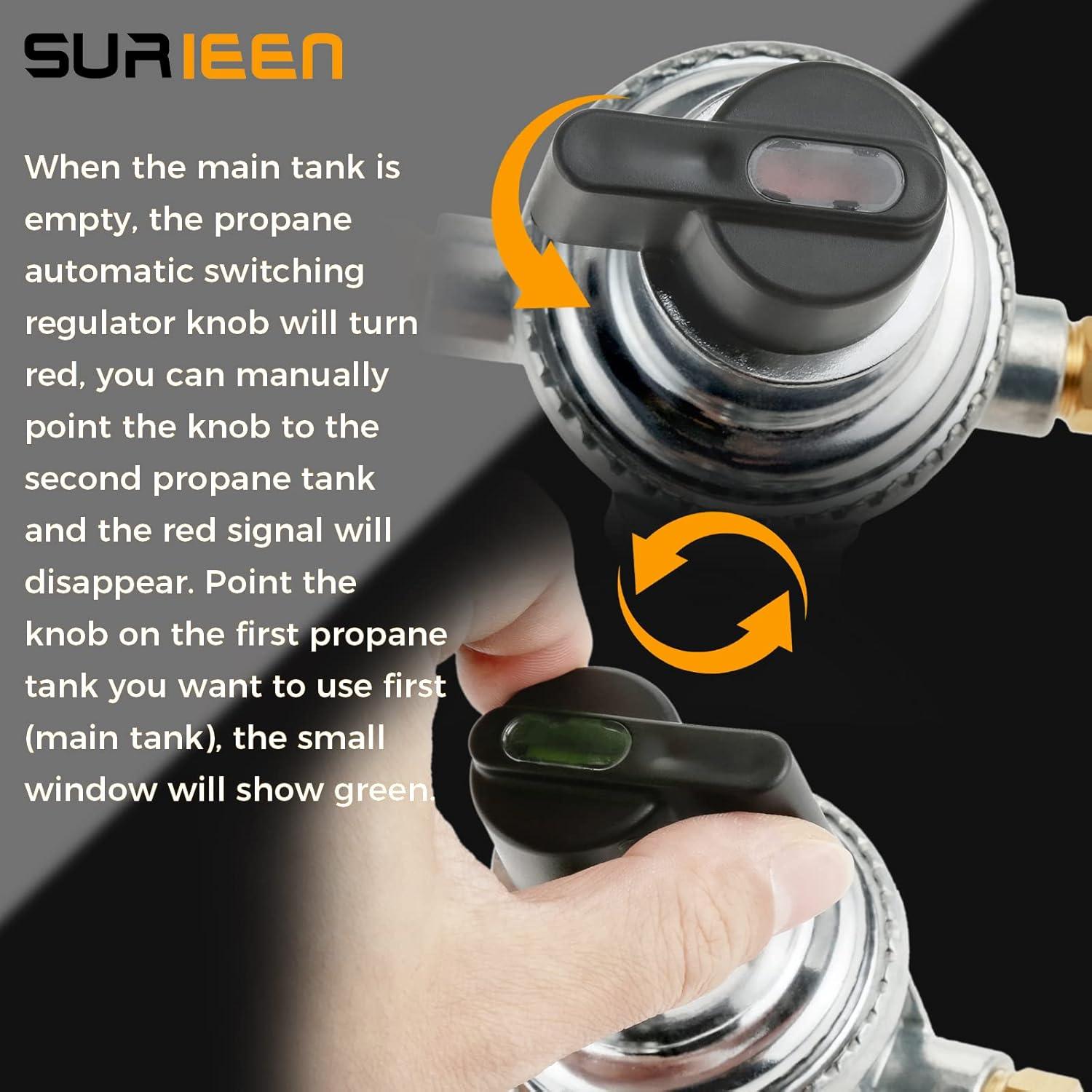 Regulador de Gas Propano LP Automático 2 Etapas SURRIEN