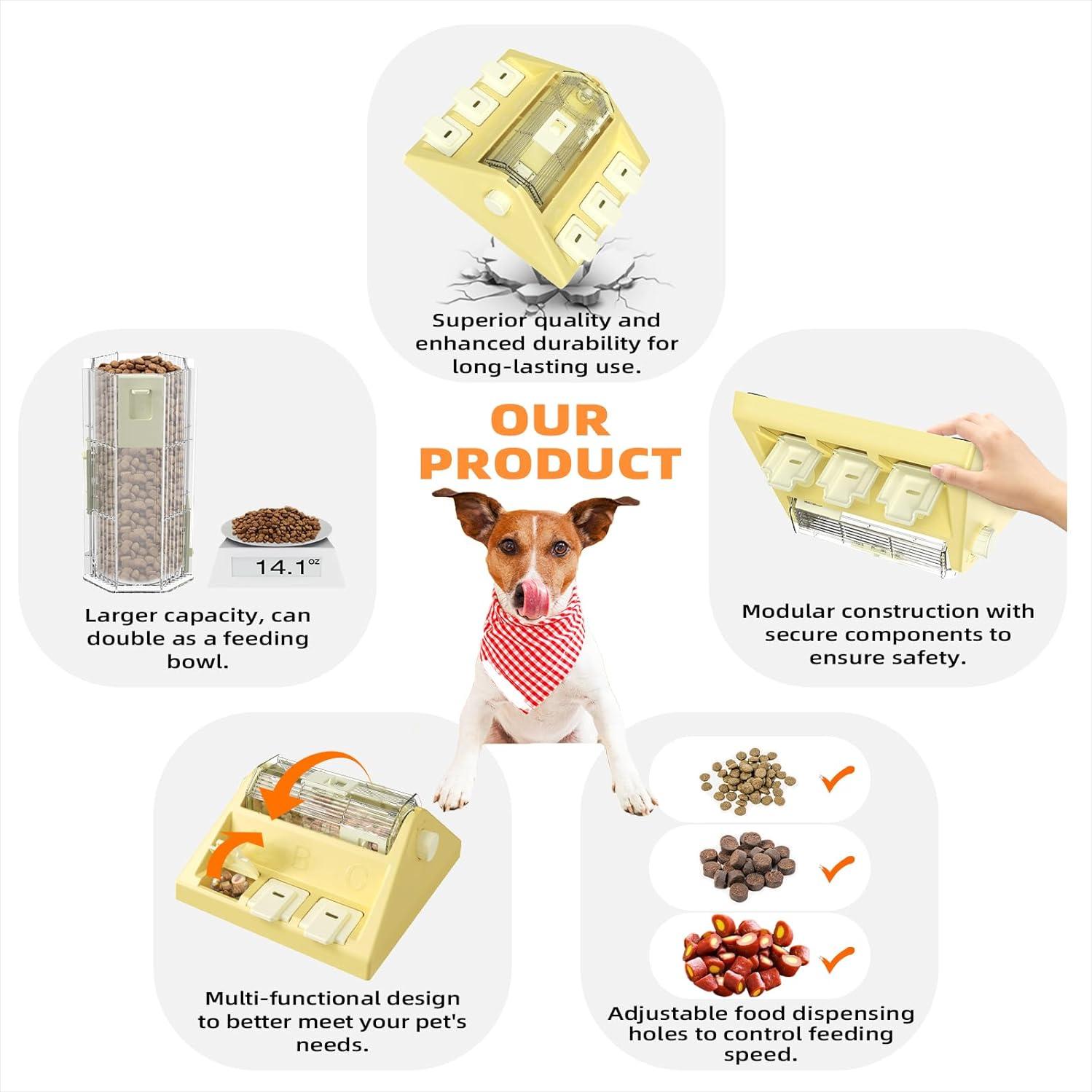 Juguete Rompecabezas Interactivo KADTC para Perros 396g