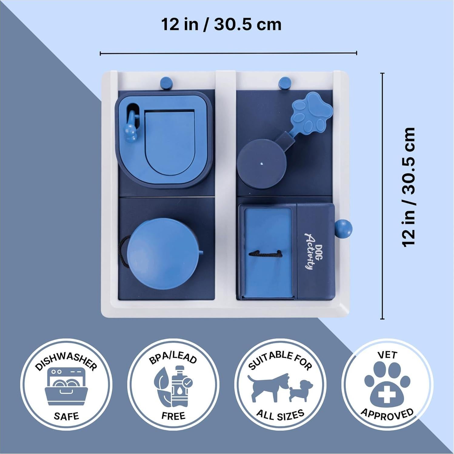 TRIXIE Caja de Póker Juguete Enriquecimiento Perros Nivel 3