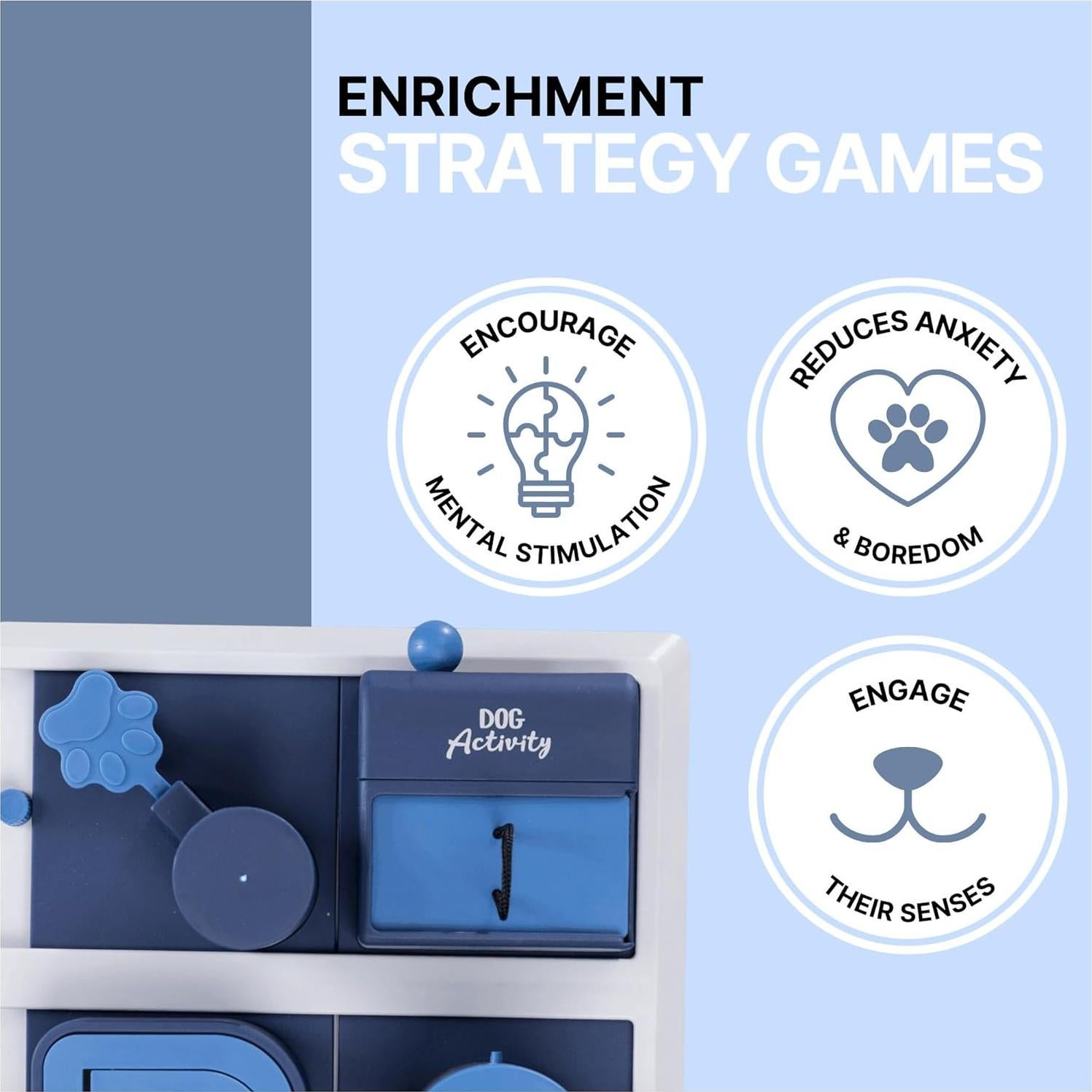 TRIXIE Caja de Póker Juguete Enriquecimiento Perros Nivel 3