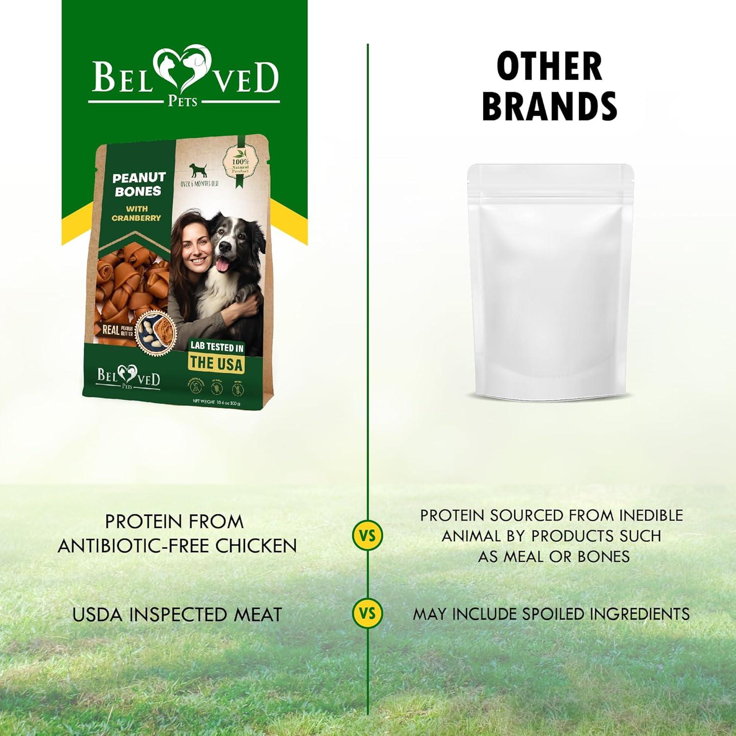 Galletas para Perros Beloved Pets Mantequilla de Maní 330g