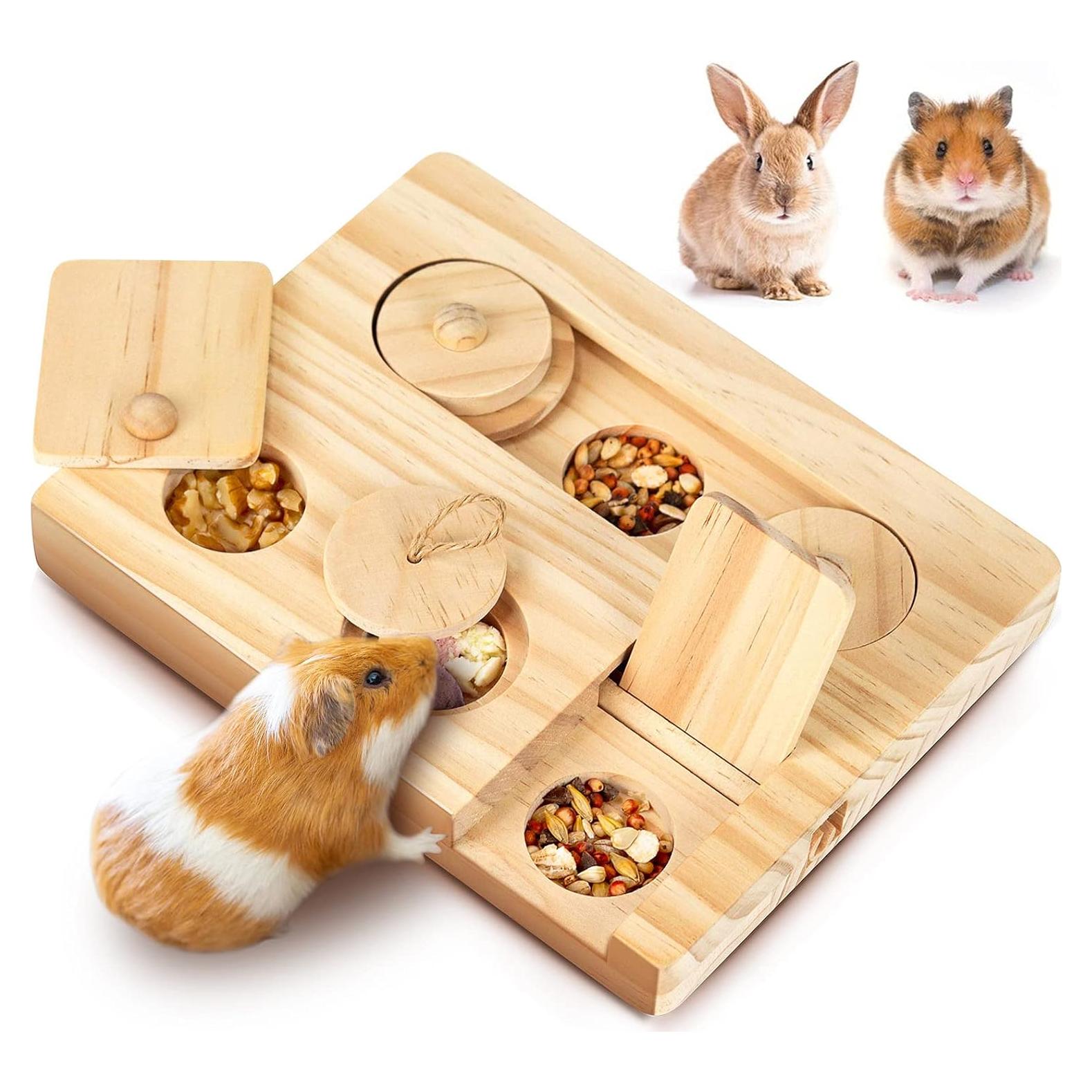 Juguetes de forrajeo MWAOWM 6 en 1 para cobayas y hámsters