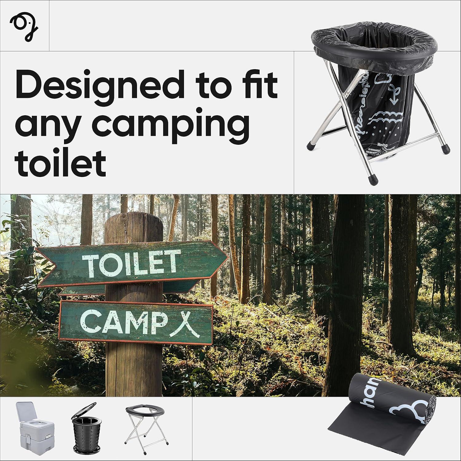 Bolsas de Inodoro Portátil GREEN ELEPHANT 15 Unidades Compostables