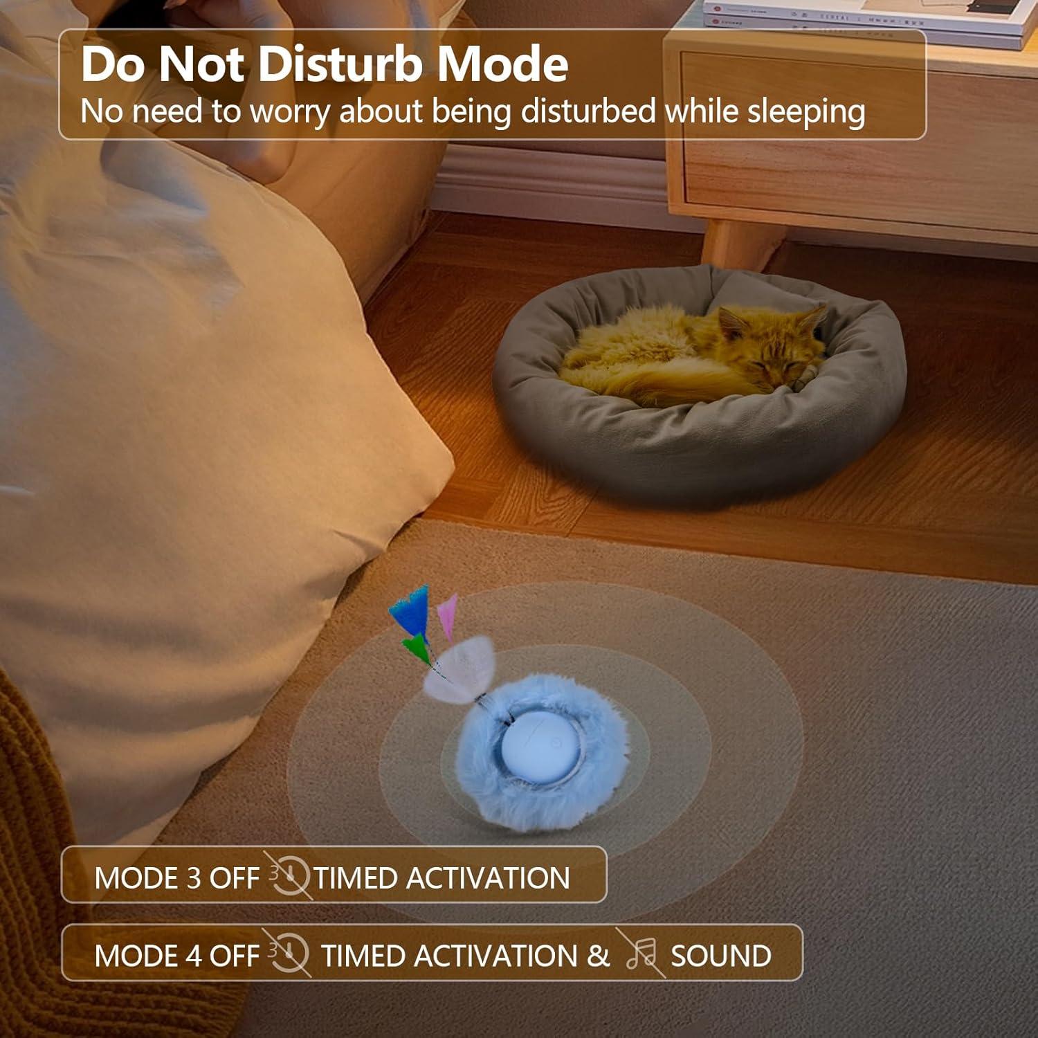 Juguete Interactivo para Gatos ORSDA Bola Automática 10,5 cm