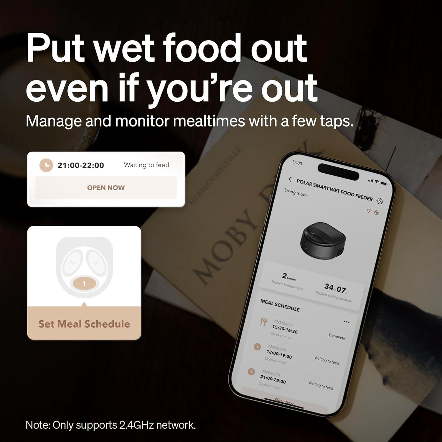 Alimentador Automático para Gatos PETLIBRO 3 Comidas Frescas