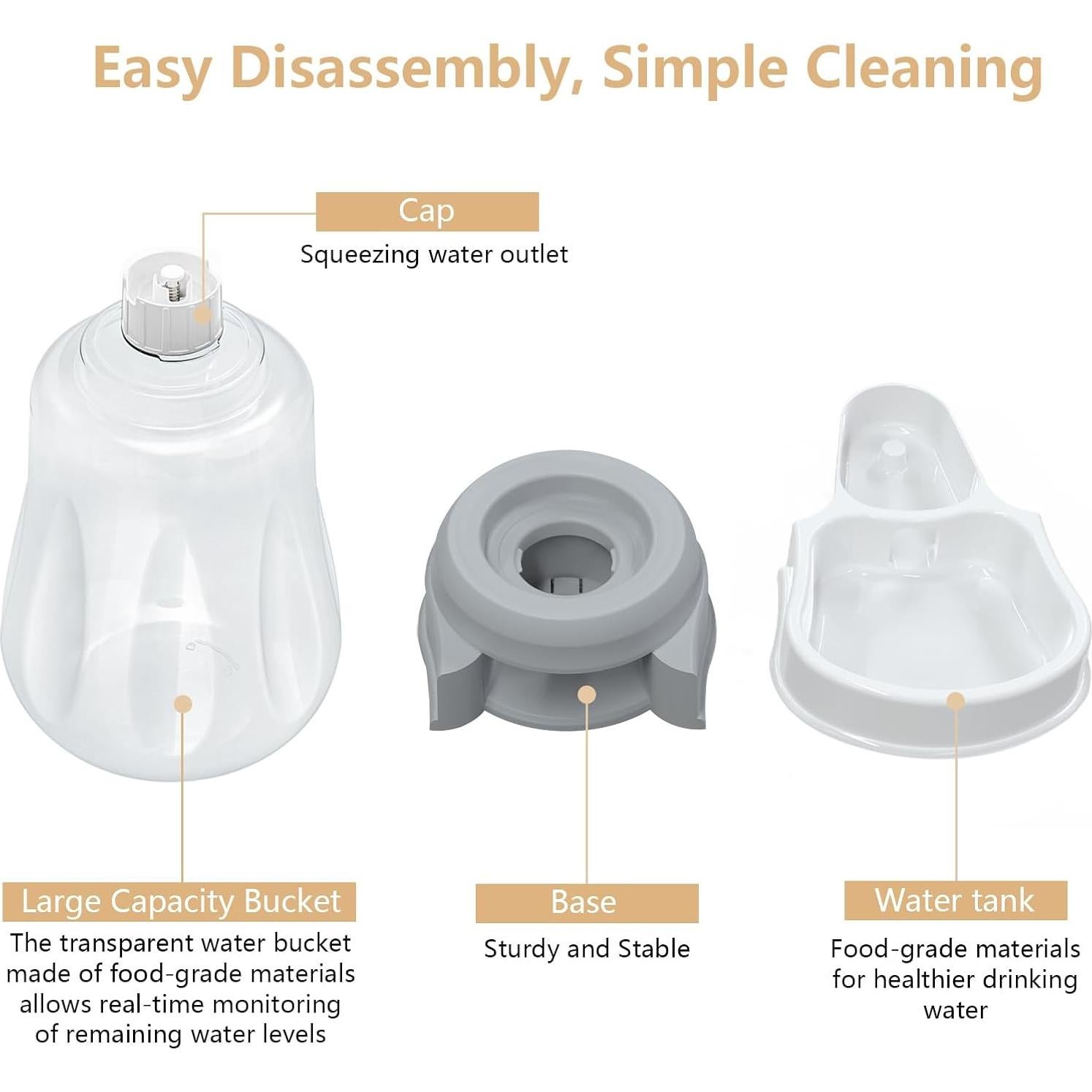 Dispensador Automático de Agua Staltwo 6L para Mascotas