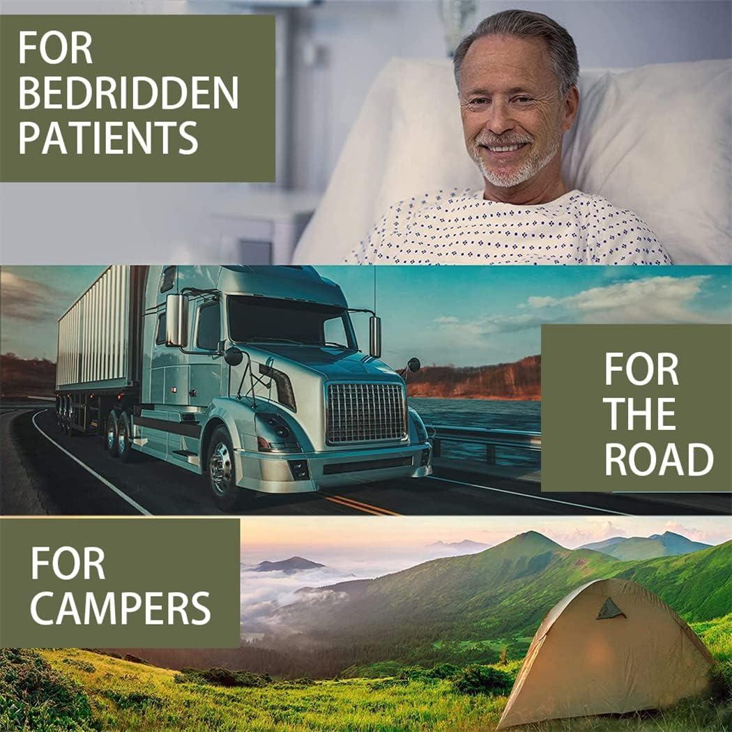 Botella de Orina Unisex CUNQN 1000ML con Embudo