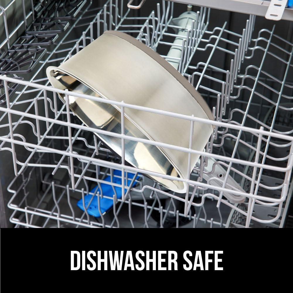 Cuencos para Perros y Gatos Gorilla Grip 2 Tazas Acero Inoxidable