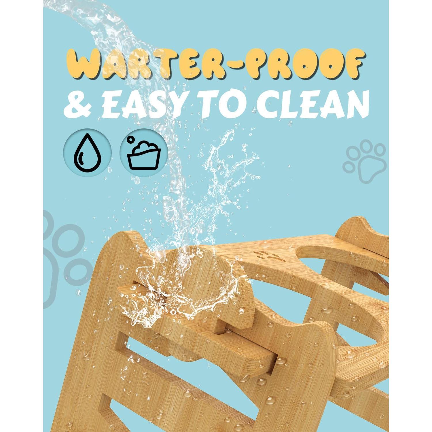 Cuencos Elevados Ajustables Jovrun para Perros y Gatos Pequeños