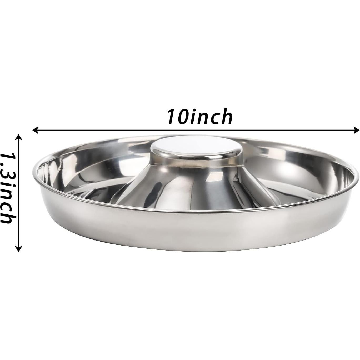 Cuencos de Acero Inoxidable SOUJOY para Cachorros 25,4 cm