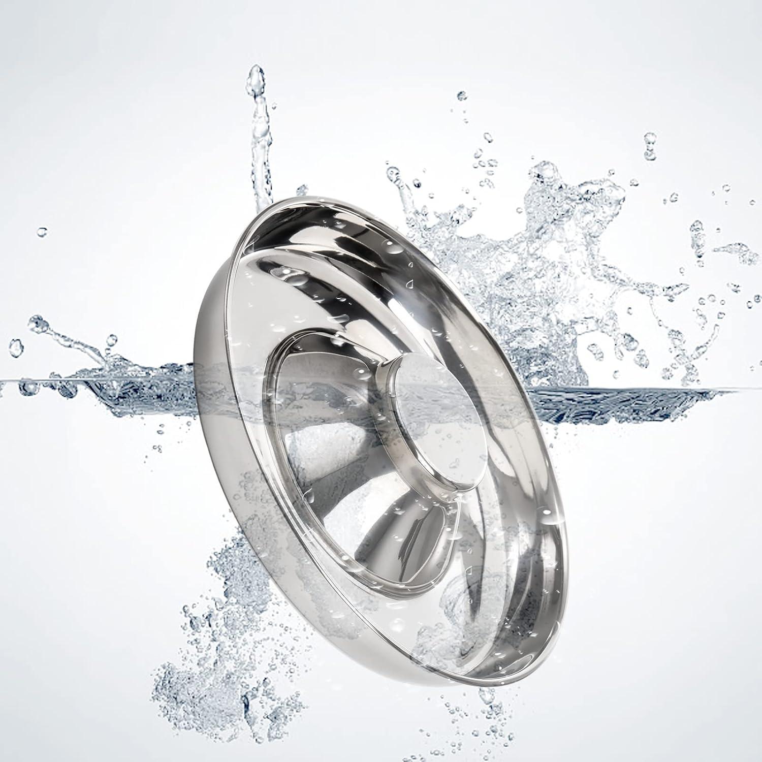 Cuencos de Acero Inoxidable SOUJOY para Cachorros 25,4 cm