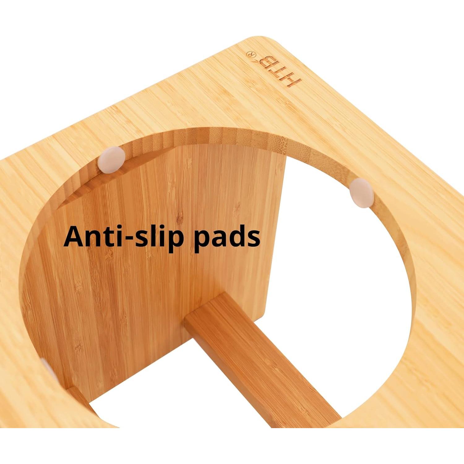 Soporte Elevado para Perros WYHTB con 2 Cuencos Acero 44.6cm