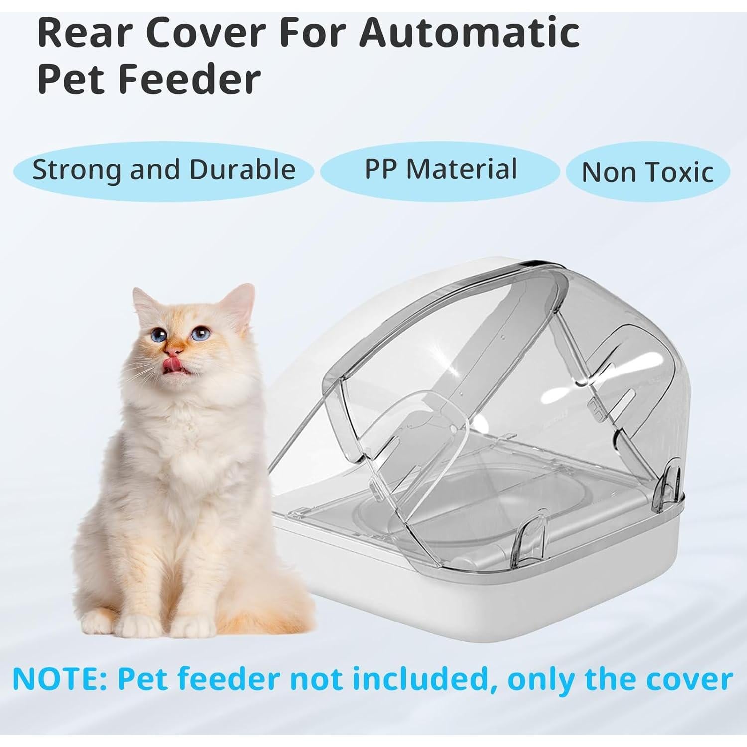 Cubierta Trasera para Comedero Automático Baofum D6-RFID