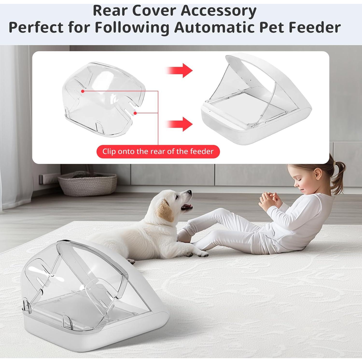 Cubierta Trasera para Comedero Automático Baofum D6-RFID