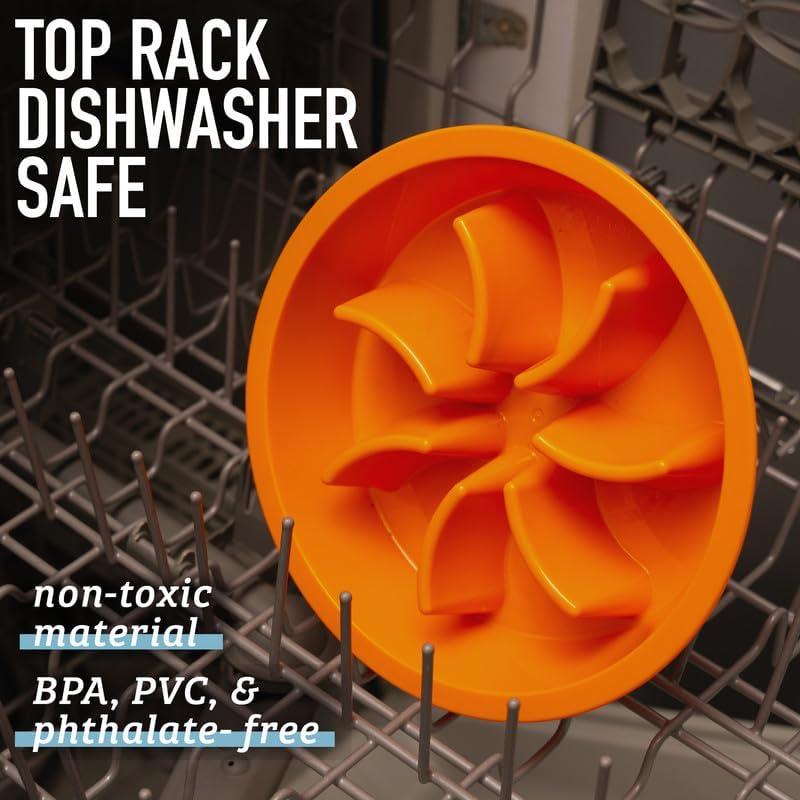 Cuenco Antideslizante Leashboss 1.5 Taza Azul para Perros