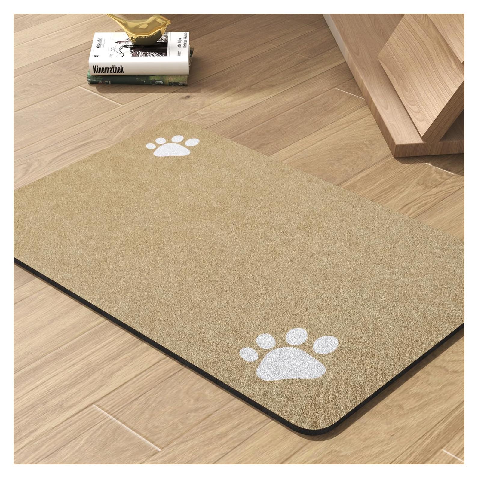 Alfombrilla Absorbente para Mascotas PADOOR 30x48cm Beige