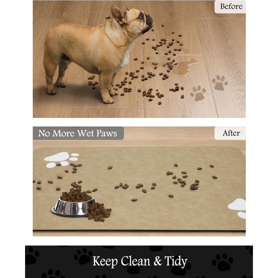 Alfombrilla Absorbente para Mascotas PADOOR 30x48cm Beige