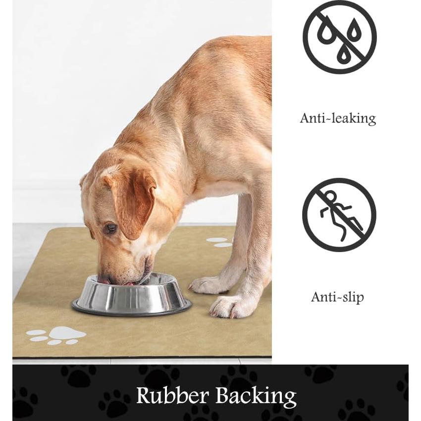 Alfombrilla Absorbente para Mascotas PADOOR 30x48cm Beige