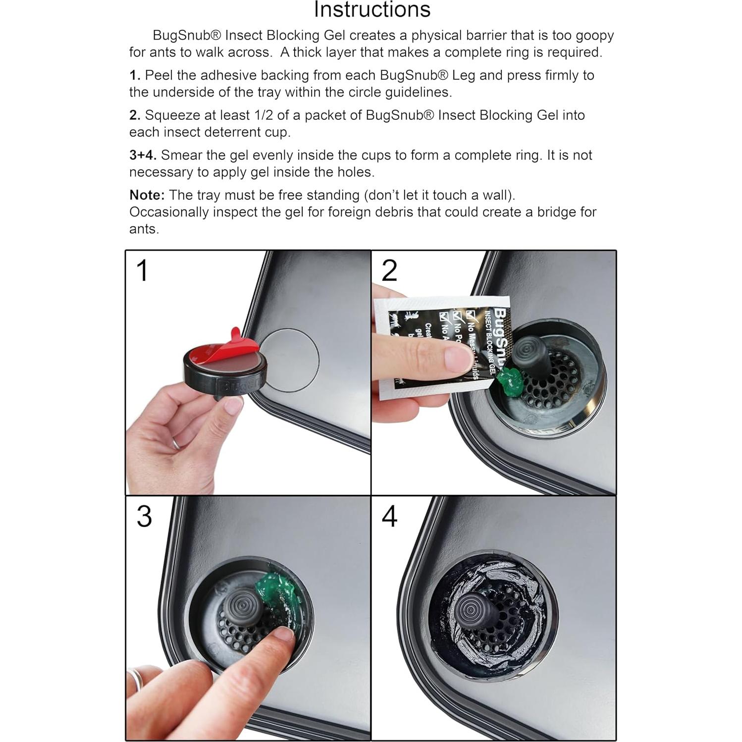 Bandeja Antihormigas Gus Goods 30x40 cm para Gato y Perro