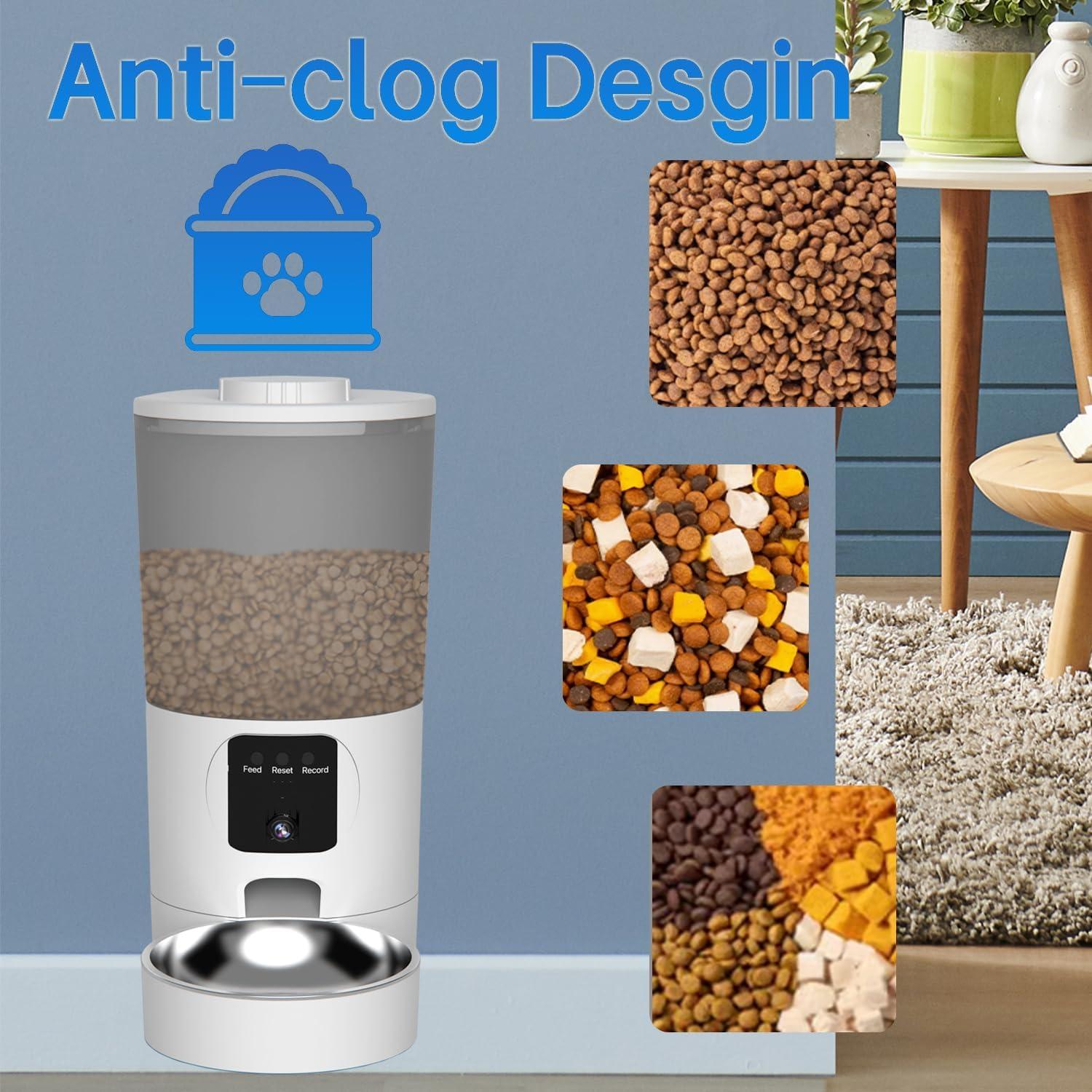 Comedero Automático para Gatos SonoxJunan 6L con Cámara 2K