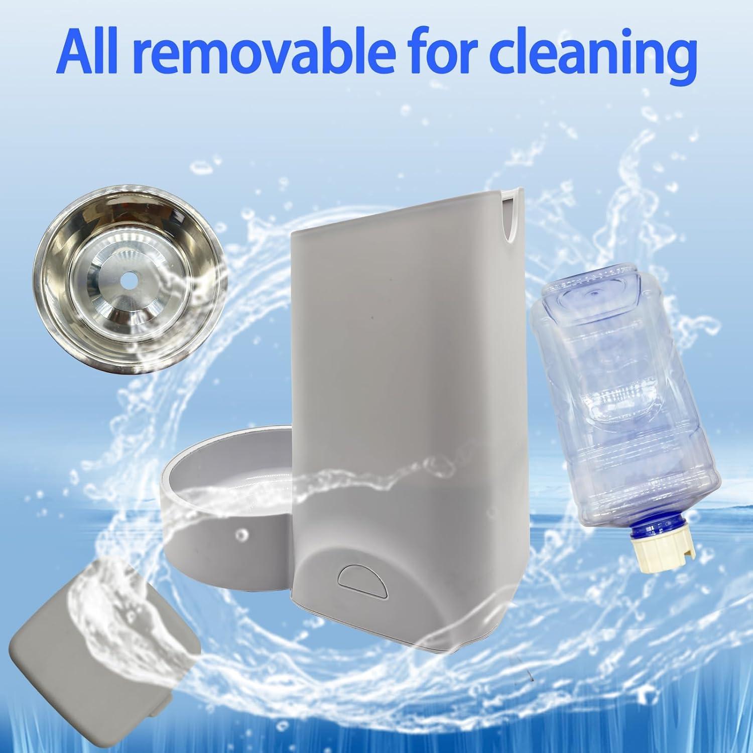 Comedero y Dispensador de Agua Automático Hamiledyi 2.8L 4L