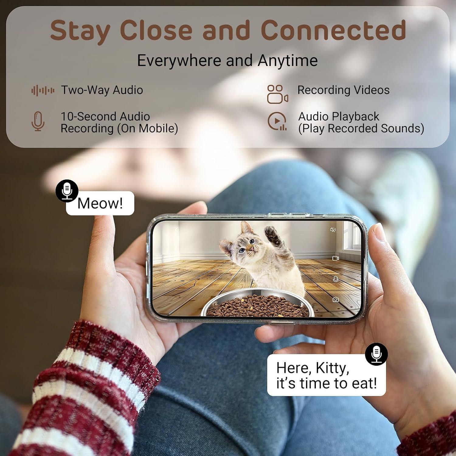 Alimentador Automático Inteligente iPettie F4-C 4L con Cámara 2K