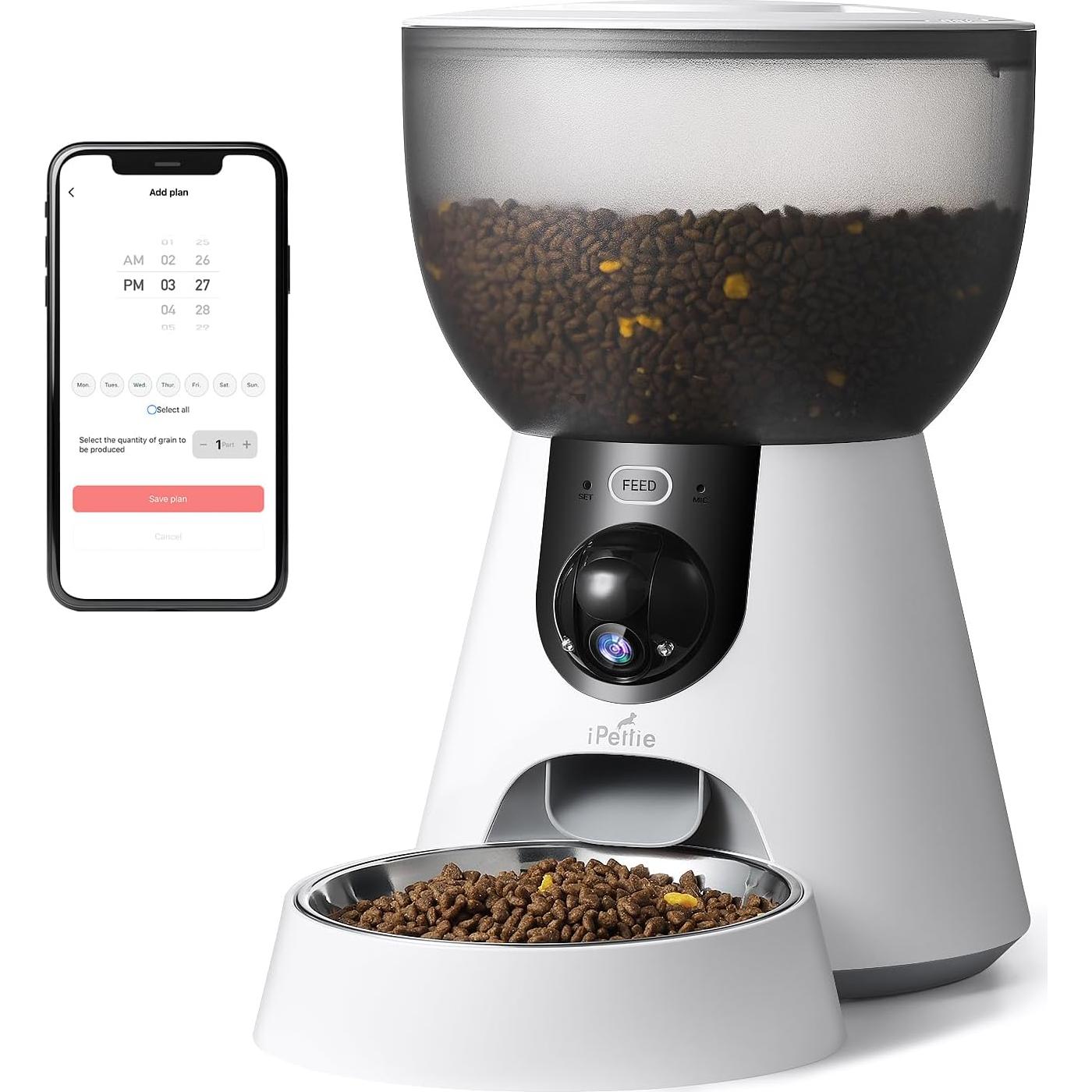 Alimentador Automático Inteligente iPettie F4-C 4L con Cámara 2K