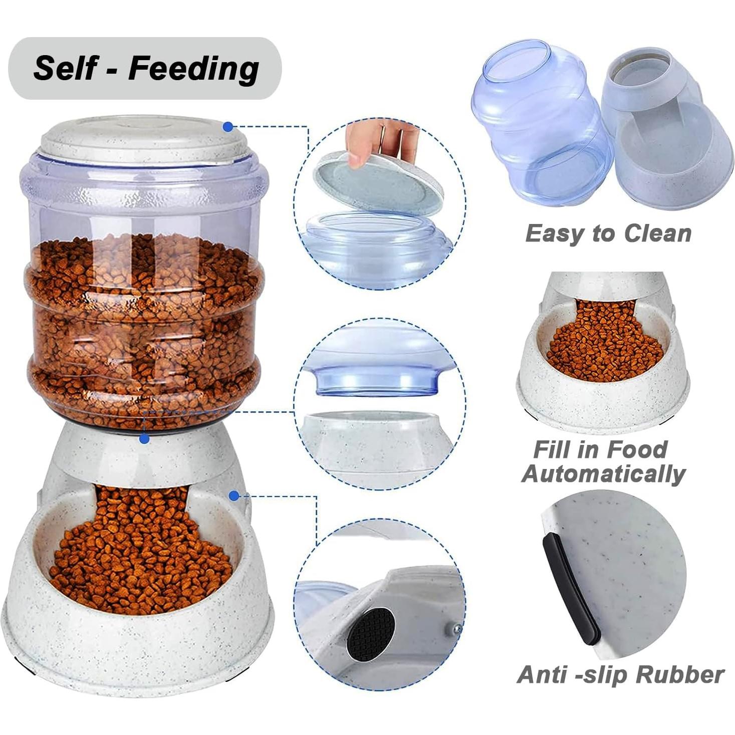 Dispensador Automático de Comida Kenond 3 Galones para Mascotas