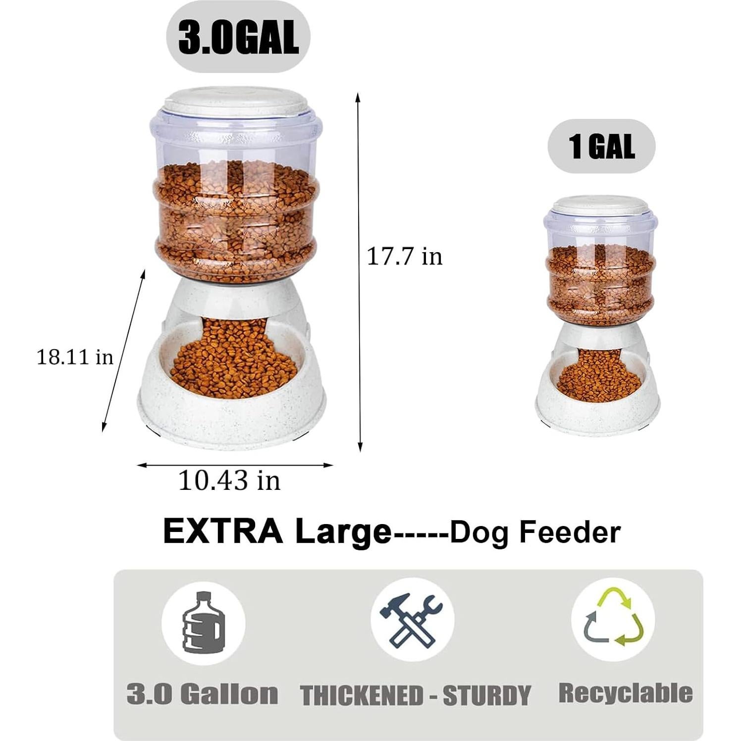 Dispensador Automático de Comida Kenond 3 Galones para Mascotas