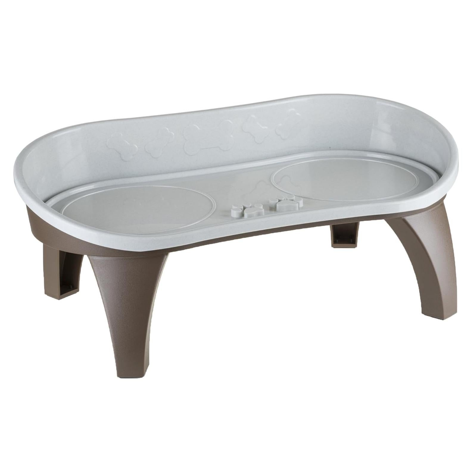 Bandeja Elevada para Perros PETMAKER con Platos 1,42 L