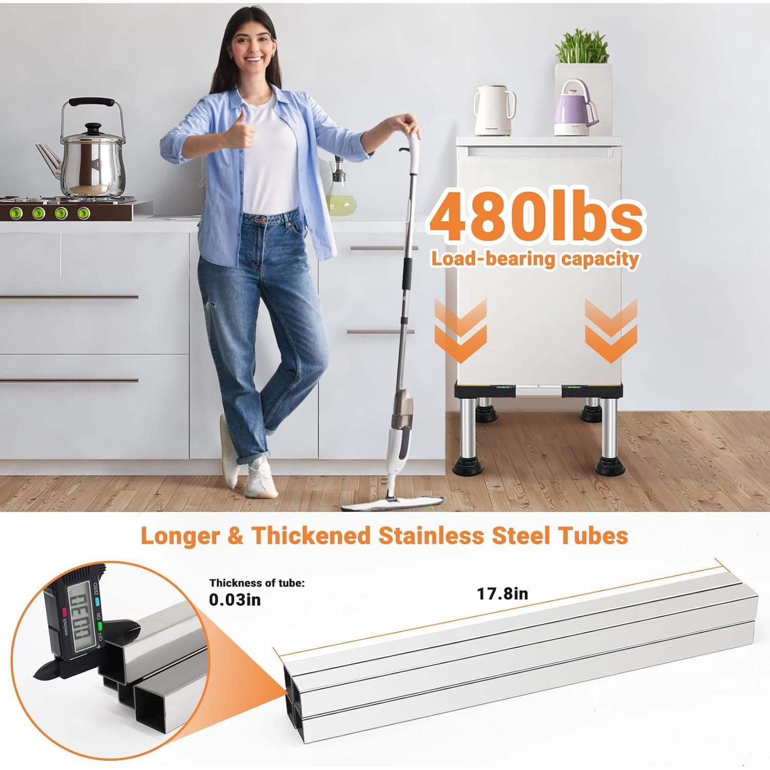 Soporte Ajustable WBD para Mini Nevera 30-32.5 cm Altura