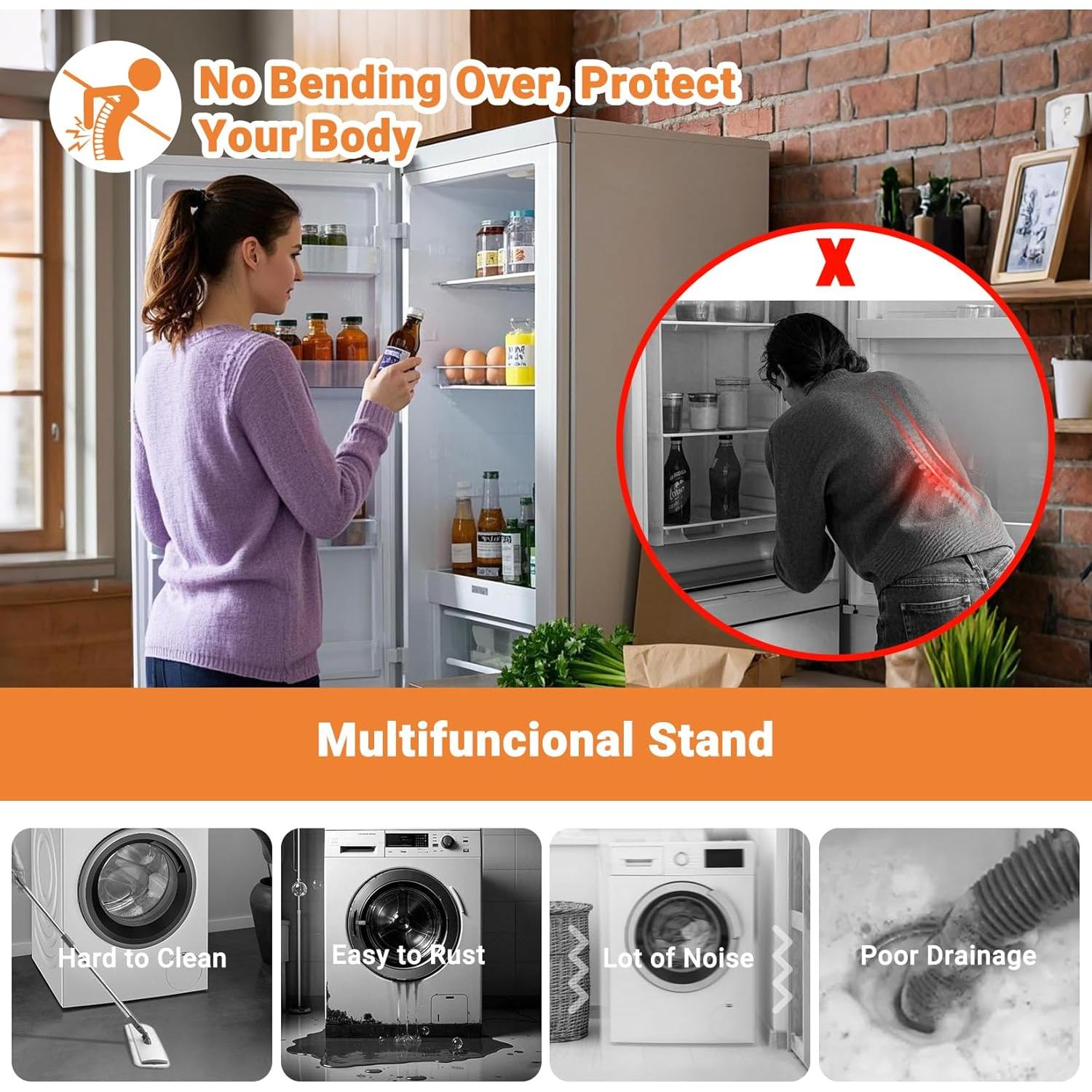 Soporte Ajustable WBD para Mini Nevera 30-32.5 cm Altura