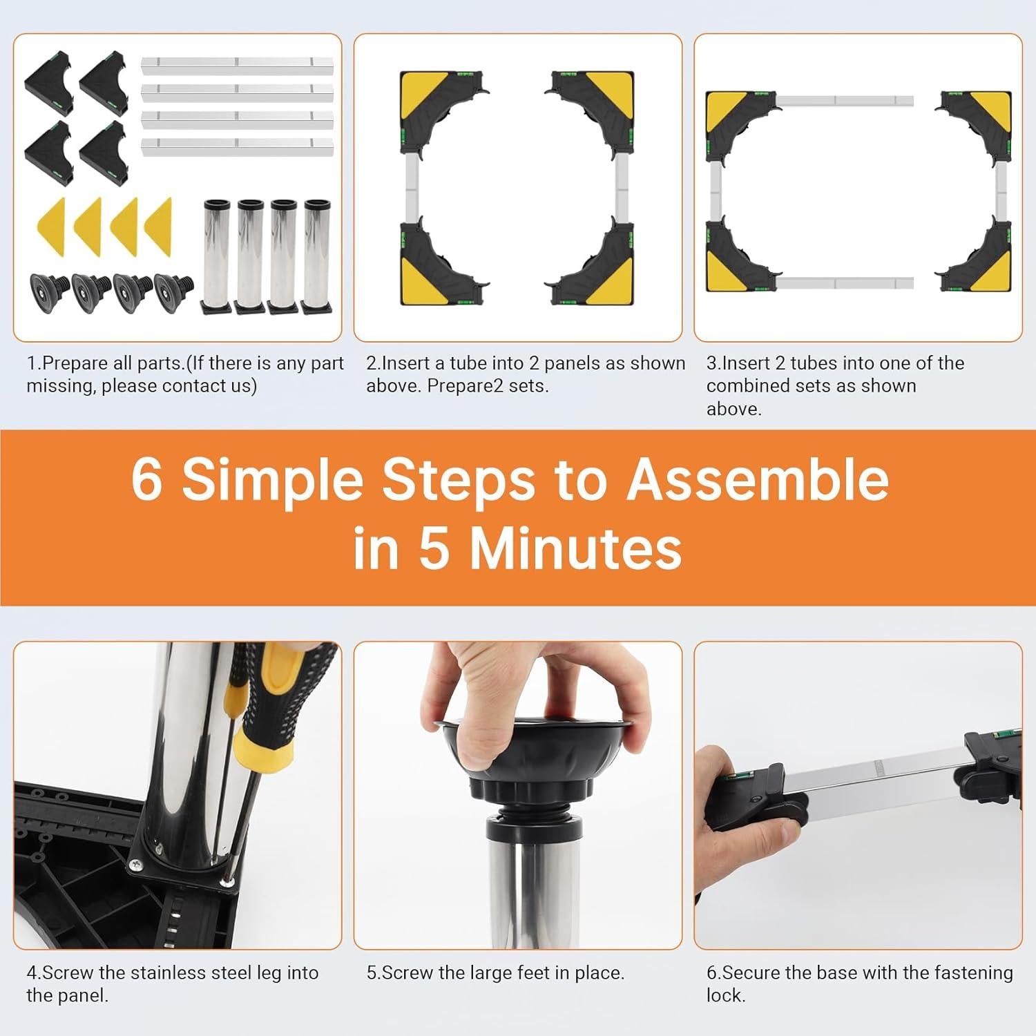 Soporte Ajustable WBD para Mini Nevera 30-32.5 cm Altura